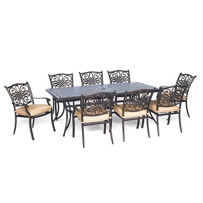 Product Image: TRADDN9PC Outdoor/Patio Furniture/Patio Dining Sets