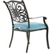 TRADDN9PC-BLU Outdoor/Patio Furniture/Patio Dining Sets