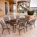 TRADDN9PCG Outdoor/Patio Furniture/Patio Dining Sets