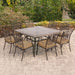 TRADDN9PCSQ Outdoor/Patio Furniture/Patio Dining Sets