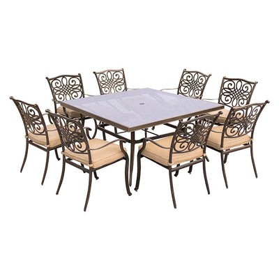Product Image: TRADDN9PCSQG Outdoor/Patio Furniture/Patio Dining Sets