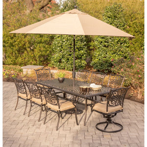 TRADDN9PCSW2-SU Outdoor/Patio Furniture/Patio Dining Sets