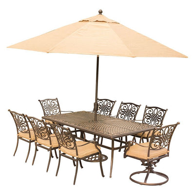Product Image: TRADDN9PCSW2-SU Outdoor/Patio Furniture/Patio Dining Sets