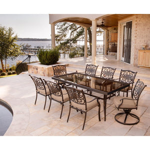 TRADDN9PCSW2G Outdoor/Patio Furniture/Patio Dining Sets