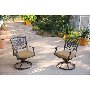 TRADDN9PCSWSQ-8 Outdoor/Patio Furniture/Patio Dining Sets