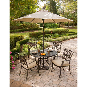 TRADITIONS5PC-SU Outdoor/Patio Furniture/Patio Dining Sets