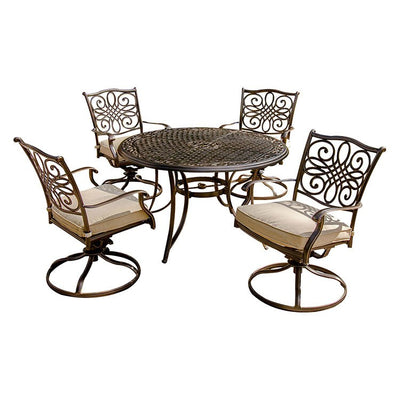 Product Image: TRADITIONS5PCSW Outdoor/Patio Furniture/Patio Dining Sets