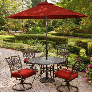 TRADITIONS5PCSW-SU Outdoor/Patio Furniture/Patio Dining Sets
