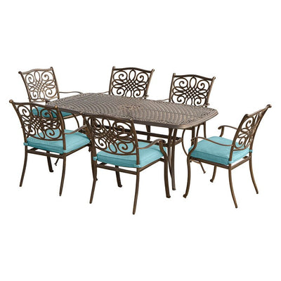 Product Image: TRADITIONS7PC-BLU Outdoor/Patio Furniture/Patio Dining Sets