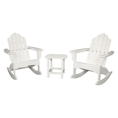 Product Image: ADROCKER3PCWH Outdoor/Patio Furniture/Patio Conversation Sets