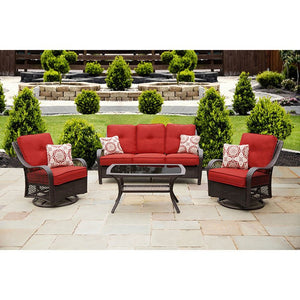 ORLEANS4PCSW-B-BRY Outdoor/Patio Furniture/Patio Conversation Sets