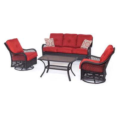 ORLEANS4PCSW-B-BRY Outdoor/Patio Furniture/Patio Conversation Sets