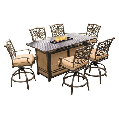 Product Image: TRAD7PCFPBR Outdoor/Patio Furniture/Patio Bar Furniture