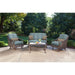 VENTURA4PC-BLU Outdoor/Patio Furniture/Patio Conversation Sets