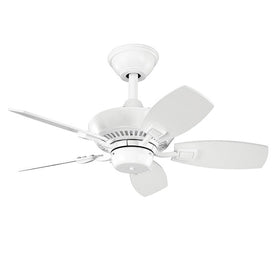 Canfield 30" Five-Blade Indoor/Outdoor Patio Ceiling Fan