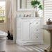 825-V30-BW-3AF Bathroom/Vanities/Single Vanity Cabinets with Tops