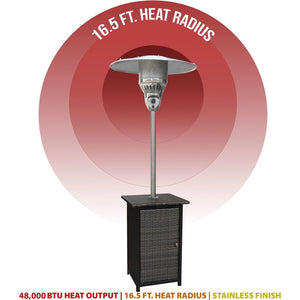 HAN020BRWCK Outdoor/Fire Pits & Heaters/Patio Heaters