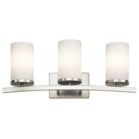 Crosby Three-Light Bathroom Vanity Fixture