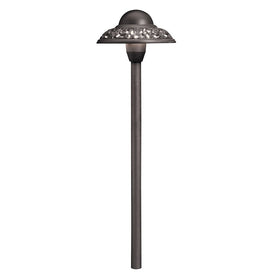 Pierced Dome Single-Light 12-Volt Path Landscape Light