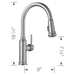 442500 Kitchen/Kitchen Faucets/Pull Down Spray Faucets