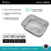 KBU12 Kitchen/Kitchen Sinks/Undermount Kitchen Sinks
