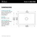 KGD-410B Kitchen/Kitchen Sinks/Undermount Kitchen Sinks
