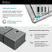 KHU102-33 Kitchen/Kitchen Sinks/Undermount Kitchen Sinks
