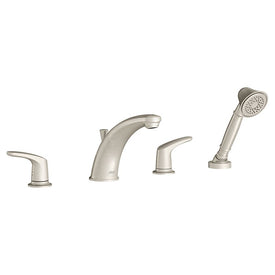 Colony Pro Two Handle Roman Tub Faucet with Handshower for Flash Valve