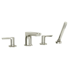 Studio S Two Handle Roman Tub Faucet with Handshower for Flash Valve