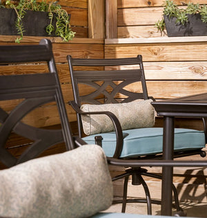 MCLRDN5PCBR-BLU Outdoor/Patio Furniture/Patio Dining Sets