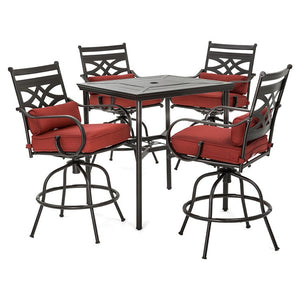 MCLRDN5PCBR-CHL Outdoor/Patio Furniture/Patio Dining Sets