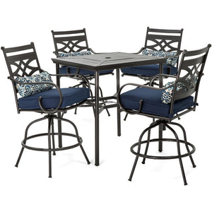 MCLRDN5PCBR-NVY Outdoor/Patio Furniture/Patio Dining Sets
