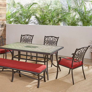 MONDN6PCBN-RED Outdoor/Patio Furniture/Patio Dining Sets