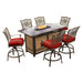 TRAD7PCFPBR-RED Outdoor/Patio Furniture/Patio Bar Furniture