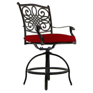 TRADDN5PCBR-RED Outdoor/Patio Furniture/Patio Bar Furniture