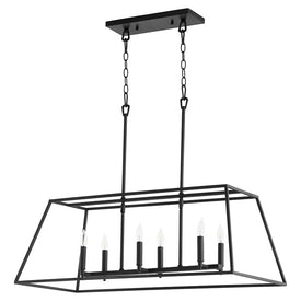 Gabriel Six-Light Island Chandelier
