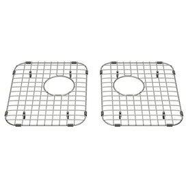 Quince 11-3/16" x 14-3/16" Stainless Steel Kitchen Sink Grids Set of 2