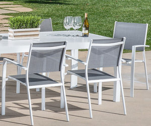 HARPDN9PC-WHT Outdoor/Patio Furniture/Patio Dining Sets