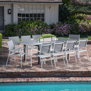 CAMDN11PC-WHT Outdoor/Patio Furniture/Patio Dining Sets