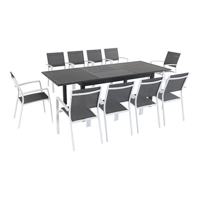Product Image: CAMDN11PC-WHT Outdoor/Patio Furniture/Patio Dining Sets