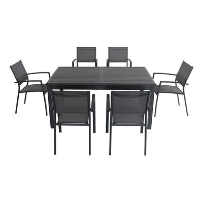Product Image: CAMDN7PC-GRY Outdoor/Patio Furniture/Patio Dining Sets