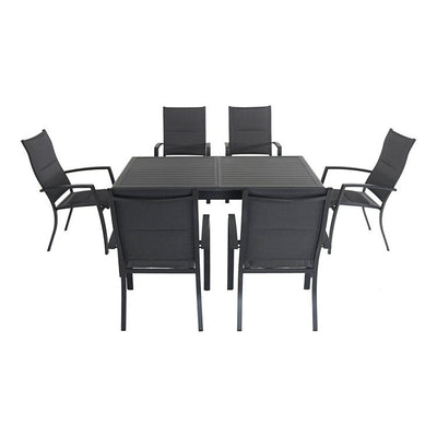 Product Image: CAMDN7PCHB-GRY Outdoor/Patio Furniture/Patio Dining Sets