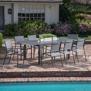 CAMDN9PC-GRY Outdoor/Patio Furniture/Patio Dining Sets