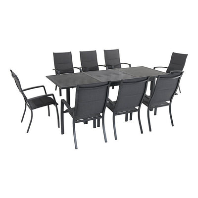 Product Image: CAMDN9PCHB-GRY Outdoor/Patio Furniture/Patio Dining Sets