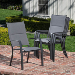 DAWDN9PCHB-GRY Outdoor/Patio Furniture/Patio Dining Sets