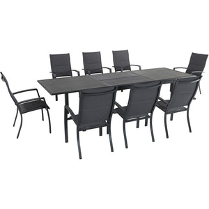 DAWDN9PCHB-GRY Outdoor/Patio Furniture/Patio Dining Sets