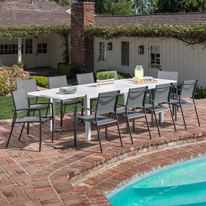 DELDN11PC-WG Outdoor/Patio Furniture/Patio Dining Sets