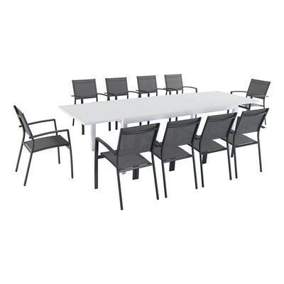Product Image: DELDN11PC-WG Outdoor/Patio Furniture/Patio Dining Sets