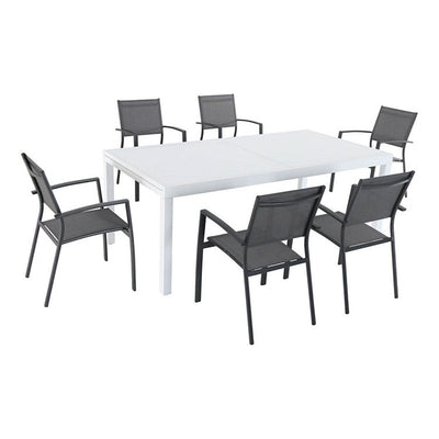 Product Image: DELDN7PC-WG Outdoor/Patio Furniture/Patio Dining Sets