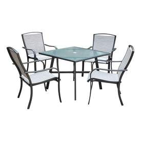 Foxhill Five-Piece Commercial Patio Dining Set
